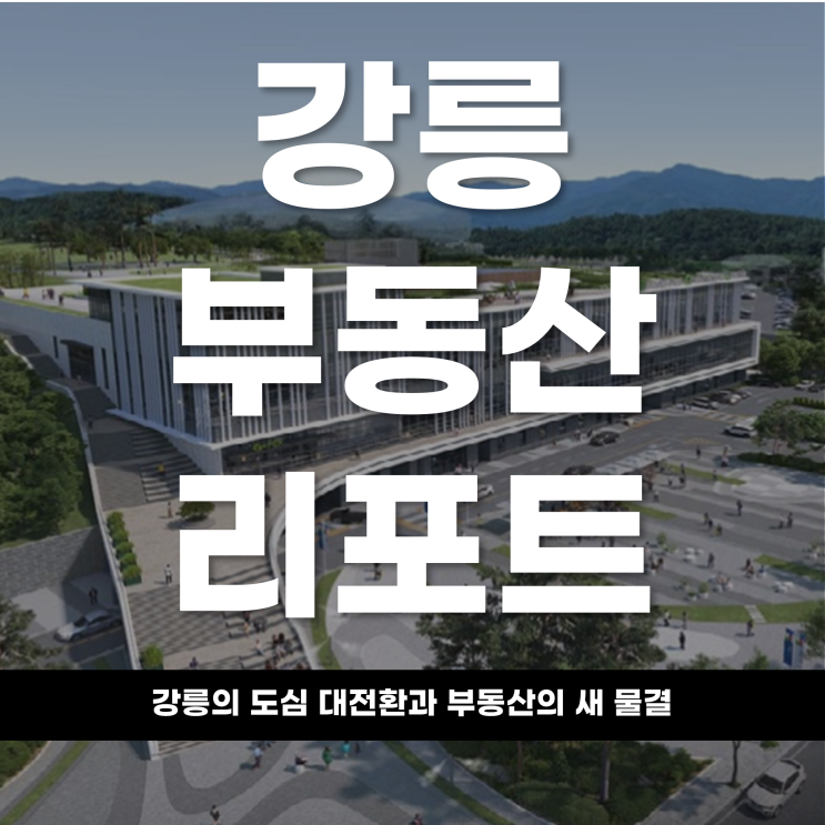  푸른 바다, 그 이상의 미래 ‘글로벌 관광 거점’ 강릉의 도심 대전환과 부동산의 새 물결
