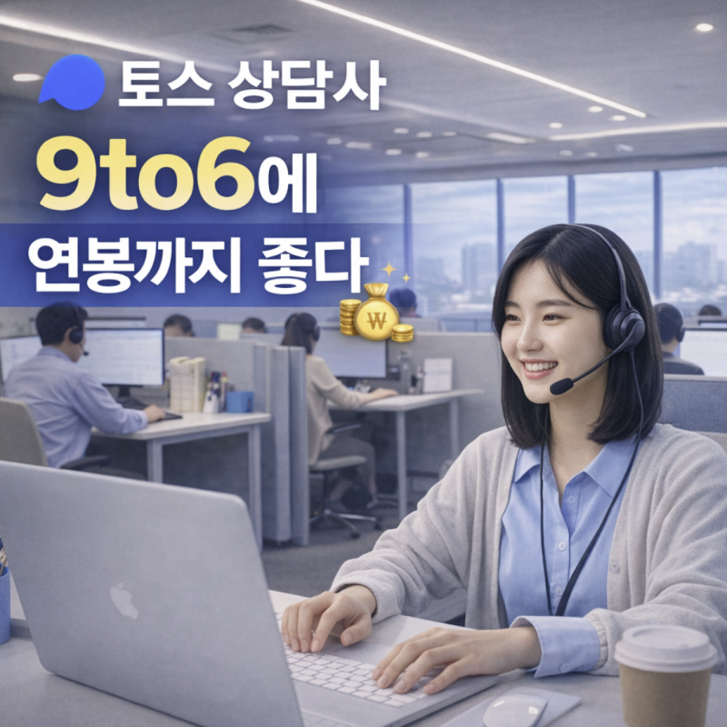 토스씨엑스 채용 시작, 9to6 근무 조건 제대로 정리