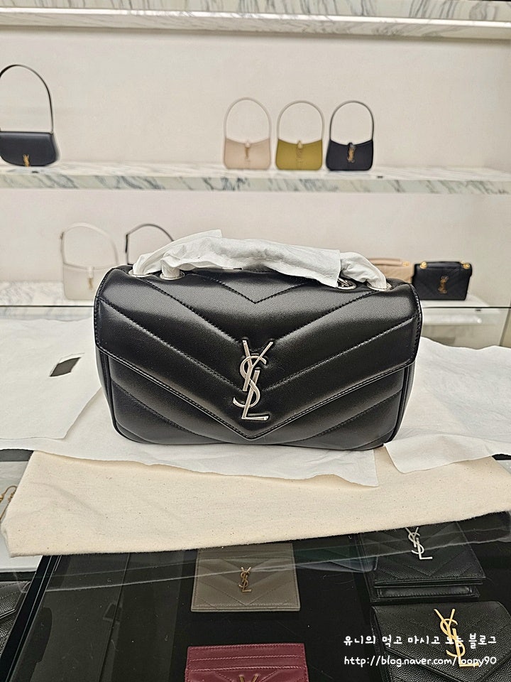 생로랑 루루 스몰백 LOULOU 인천공항 면세점 구매 후기 및 착샷