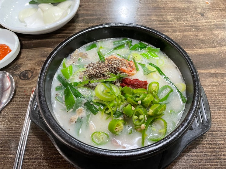  대화역 맛집 토담순대국 부산사람 완뚝 후기