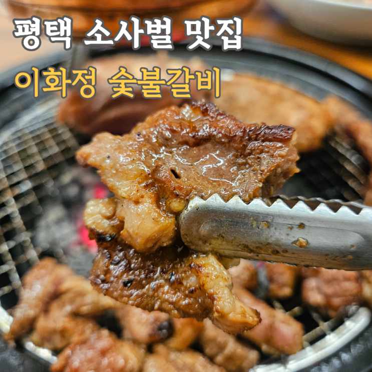  평택 소사벌 맛집, 이화정 숯불돼지갈비 주차 편해서 더 좋았던 곳
