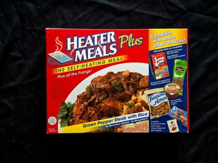  Heater Meals Plus Green Pepper Steak with Rice