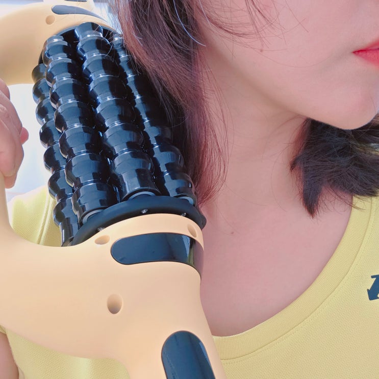  휴대용 돌돌이 마사지 추천 ROLLY 자동폼롤러종아리마사지기 사용후기