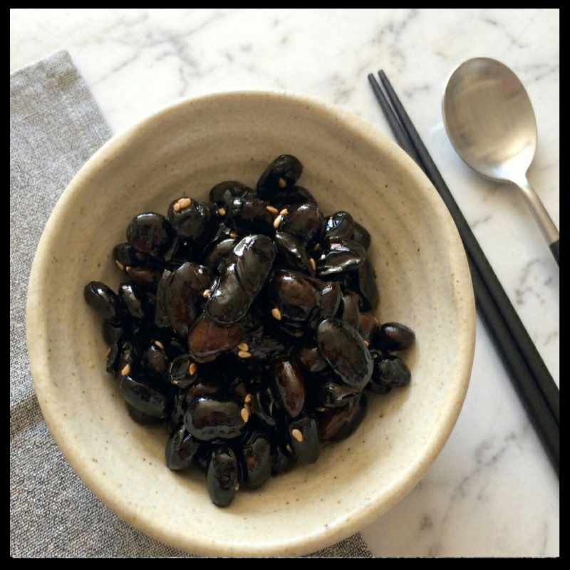 검은콩 콩자반 황금 레시피, 마지막 한 스푼이 식감을 바꿨어요
