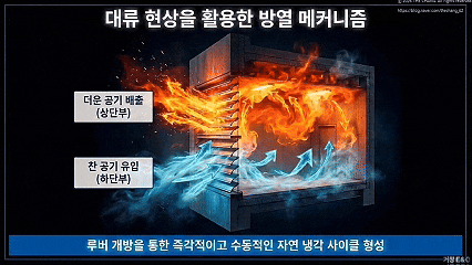  케이블 전선 공장 발전기실 자동 루버 시공 설치-실린더