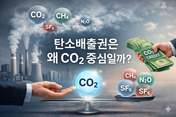  탄소배출권은 왜 CO₂ 중심일까?