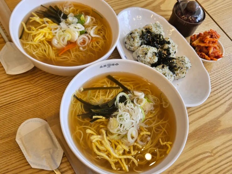  김포 맛집 소표국수 김포구래점 멸치국수랑 멸치주먹밥