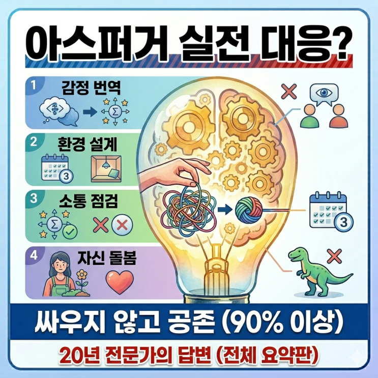  아스퍼거 증후군 이렇게 대응하세요 (실전 가이드)