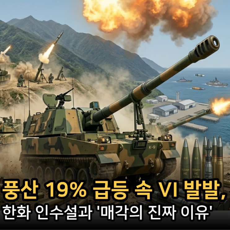  풍산 주가19% 급등? 한화 인수설과 매각의 진짜 이유