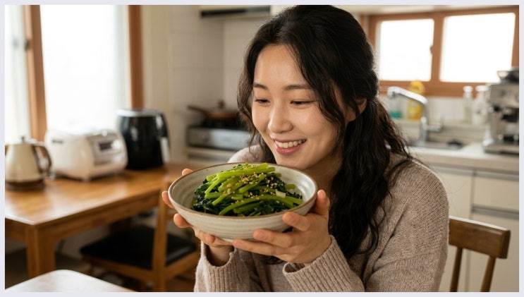  비빔밥에 넣으면 예술! 보약보다 좋은 제철 머위나물 무침 레시피