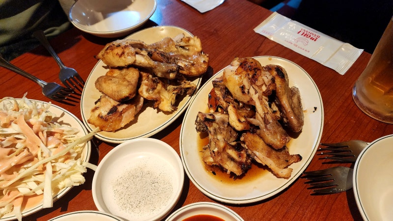 [삼성중앙역/삼성동] 숯불에 구운 고소한 맛과 촉촉함 '동호 숯불 바베큐 호프'