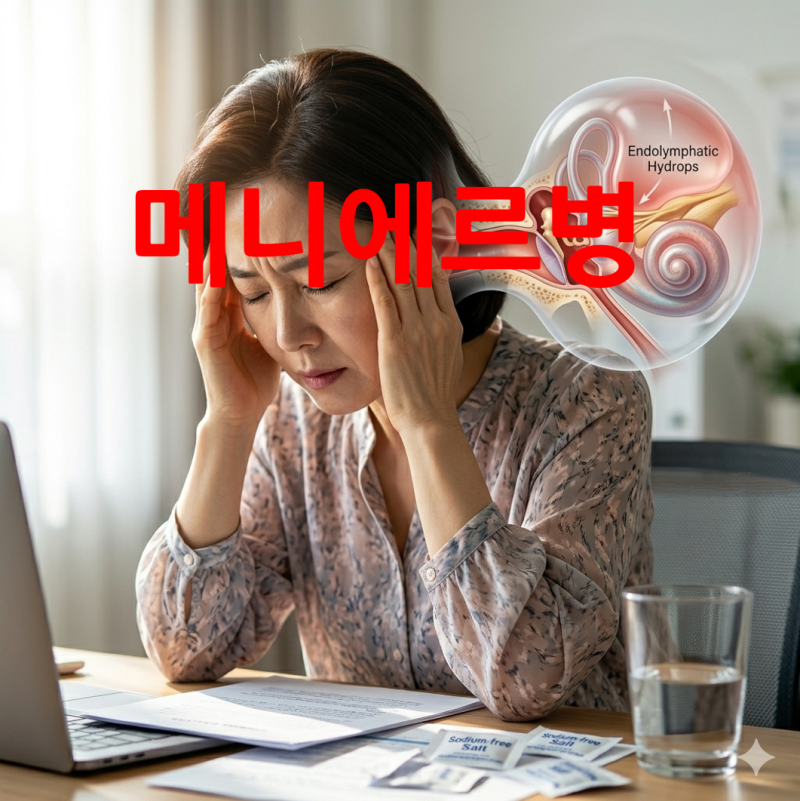 메니에르증후군 증상 원인 메니에르병 기본정보 완치