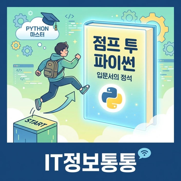  파이썬 독학 입문서 추천, '점프투파이썬'으로 코딩 기초 완벽하게 끝내는 방법