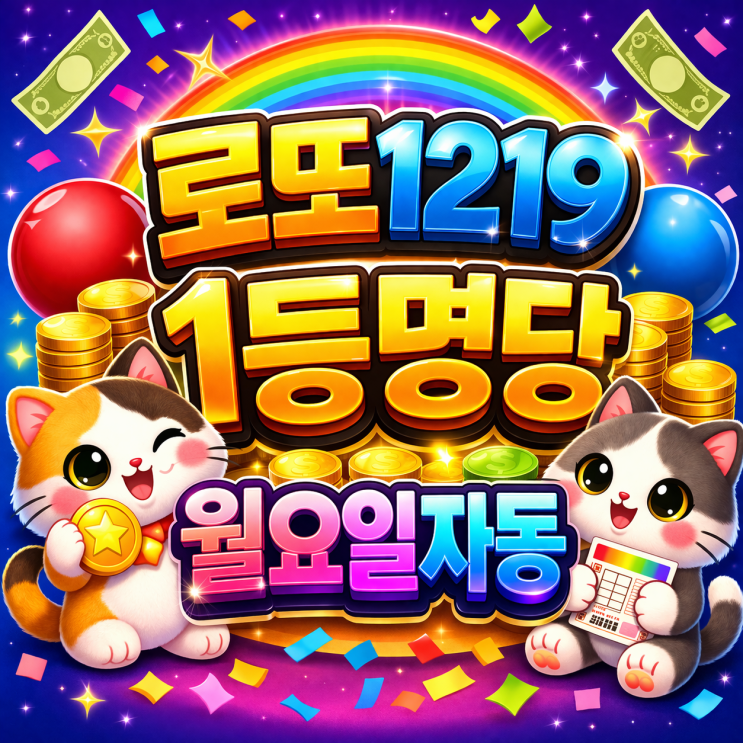  2026 로또 1219회 월요일 자동 패턴분석, 자동 흐름과 중복수 필터 핵심은!? 