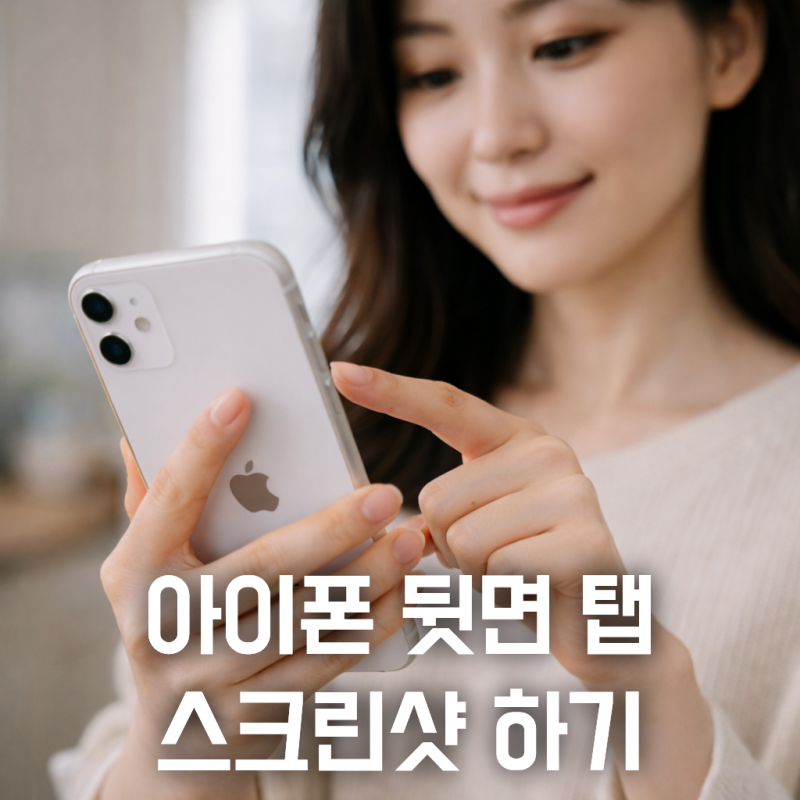아이폰 스크린샷 탭 설정 방법과 캡쳐 안될 때 해결법
