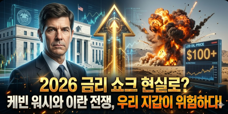  환율 1,500원 시대라니, 케빈 워시와 이란 전쟁이 부른 금리 인상의 공포