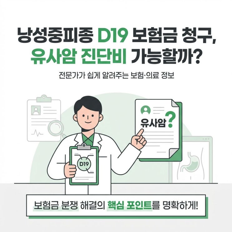  낭성 중피종 Cystic Mesothelioma D19 진단비 지급 거절 원인과 해결 방안