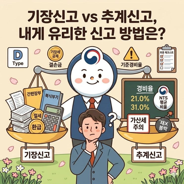 [2026 종합소득세] 기장신고 vs 추계신고, 세금 폭탄 피하는 완벽 가이드