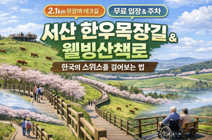  한국의 스위스 서산 한우목장길, 웰빙산책로까지 보고 와야 하는 이유