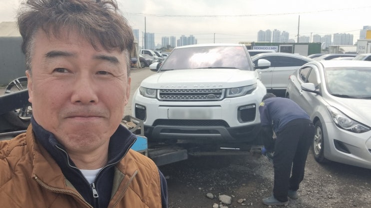  레인지로버 터보 고장 시동 불가 중고차 수출 폐차 후기