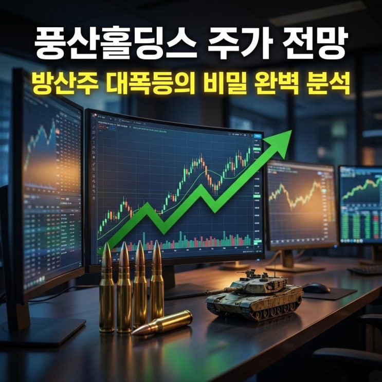  풍산홀딩스 주가 전망 탄약사업 한화 매각설! 방산주 대폭등의 비밀 완벽 분석