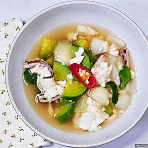 맑은 순두부찌개 끓이는법 오징어 순두부 찌개 레시피