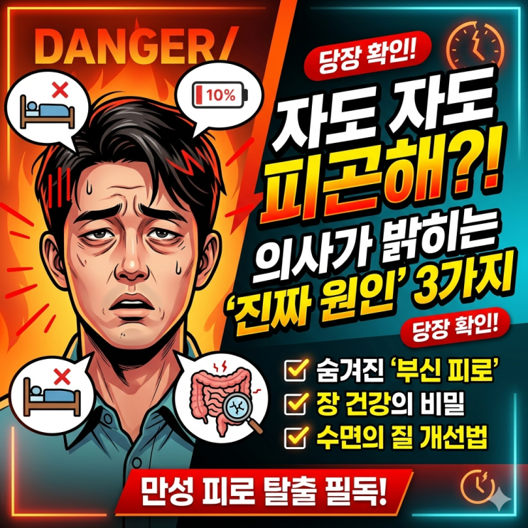  아무리 자도 피곤한 진짜 이유: 의사들이 말하는 숨겨진 원인