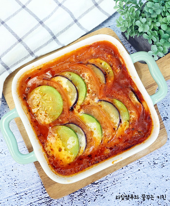 라따뚜이 만들기 레시피 전자레인지 토마토소스 활용 요리