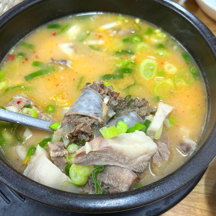  부천 송내 맛집 대치순대국 돔베고기 배달 포장 가격