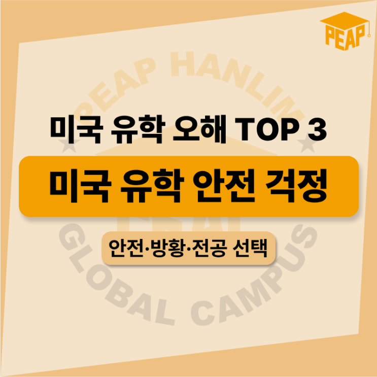  미국 유학 오해, 안전에 대한 진실