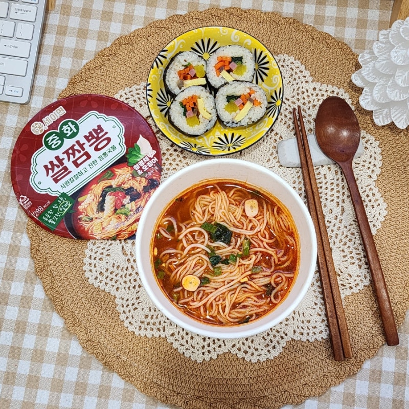 키다리식품 세이면 중화 쌀짬뽕 편의점컵국수 간편식