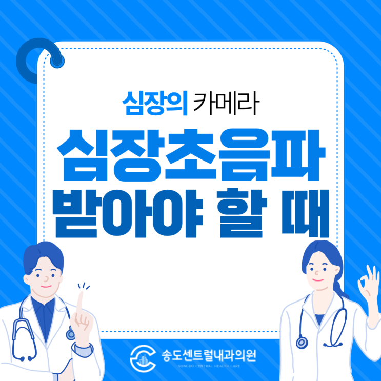  심장 초음파 검사, 언제 받아야 할까요? 송도내과
