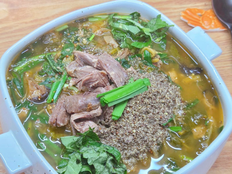 녹차염소탕 맛있게 만드는법 염소탕 황금레시피