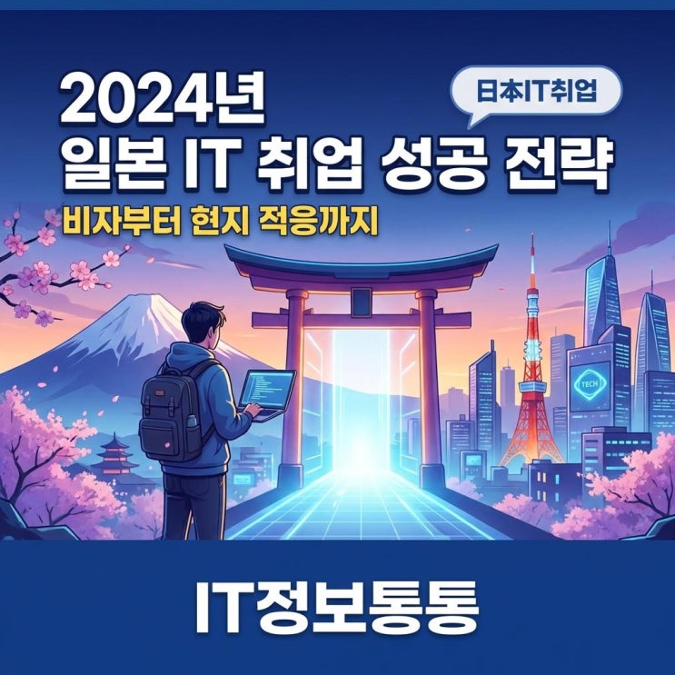 2024년 일본IT취업 현황 및 개발자 성공 전략: 비자 발급부터 현지 적응까지