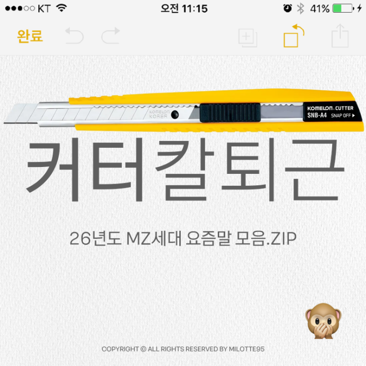  26년도 MZ세대 자주쓰는 요즘말 신조어 모음_zip #커터칼퇴근, #난리자베스, #넵병, #샤갈,#톤그로