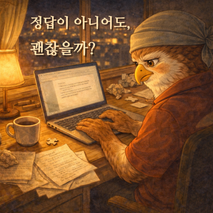  "정답이 아니라, 나의 선택이었다"