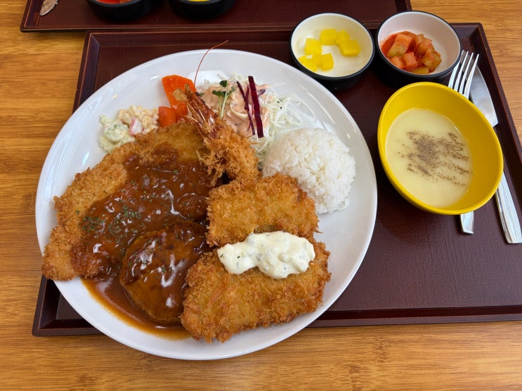  [평창 신상 맛집] 대관령 횡계에 이런 곳이?  프랜차이즈는 절대 못 따라가는 '역대급' 돈까스 발견! '대관령돈까스'