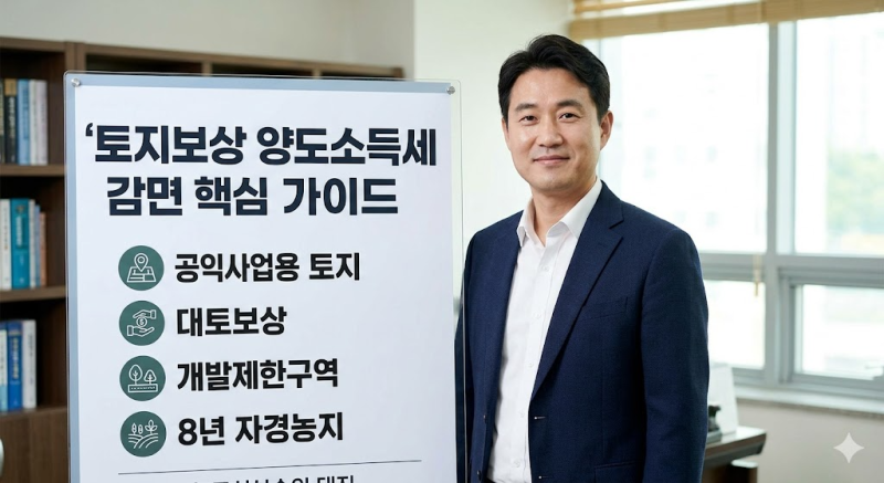 토지수용, 그리고 양도소득세 감면의 중요성