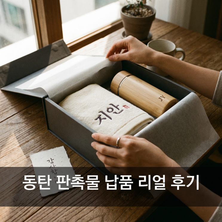  동탄 돌잔치·결혼식 판촉물, 실패 없는 업체 선정부터 납품까지 리얼 후기 (2026 최신)