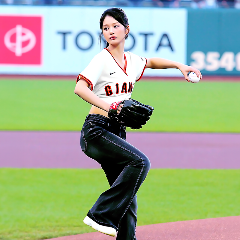또 메이저 리그에 강림한, MLB 전설의 좌완 투수 여신⚾ 설윤이의 샌프란시스코 시구 근황 (ft.....