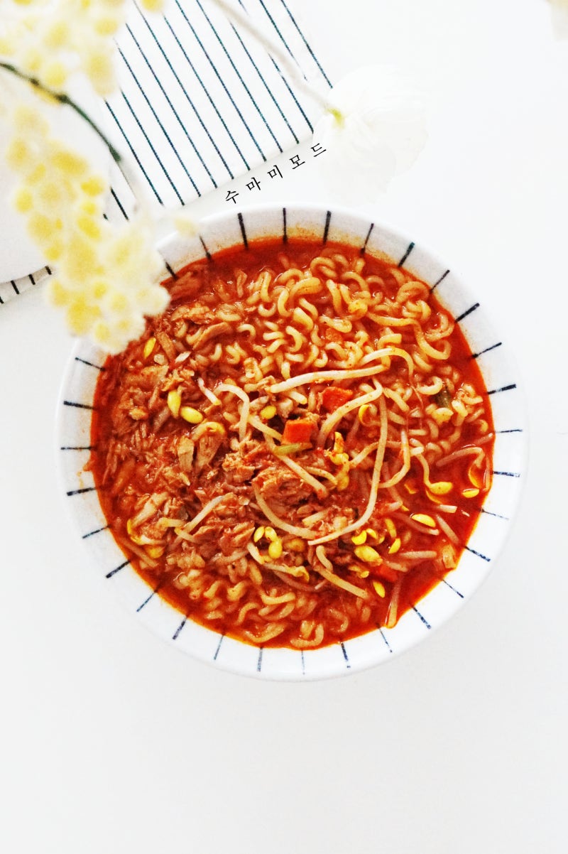 신라면 레시피 해장라면 맛있게 끓이는법 콩나물 라면