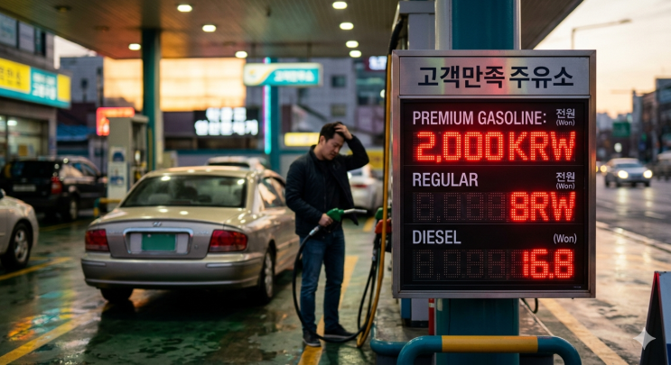  서울 휘발유 가격, 결국 리터당 2000원 돌파했다