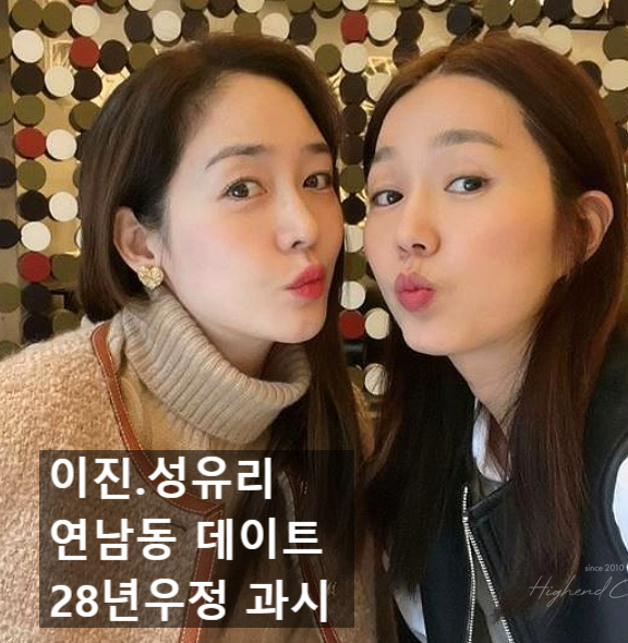 핑클 이진 성유리 28기 우정 과시 및 연남동 데이트 현장