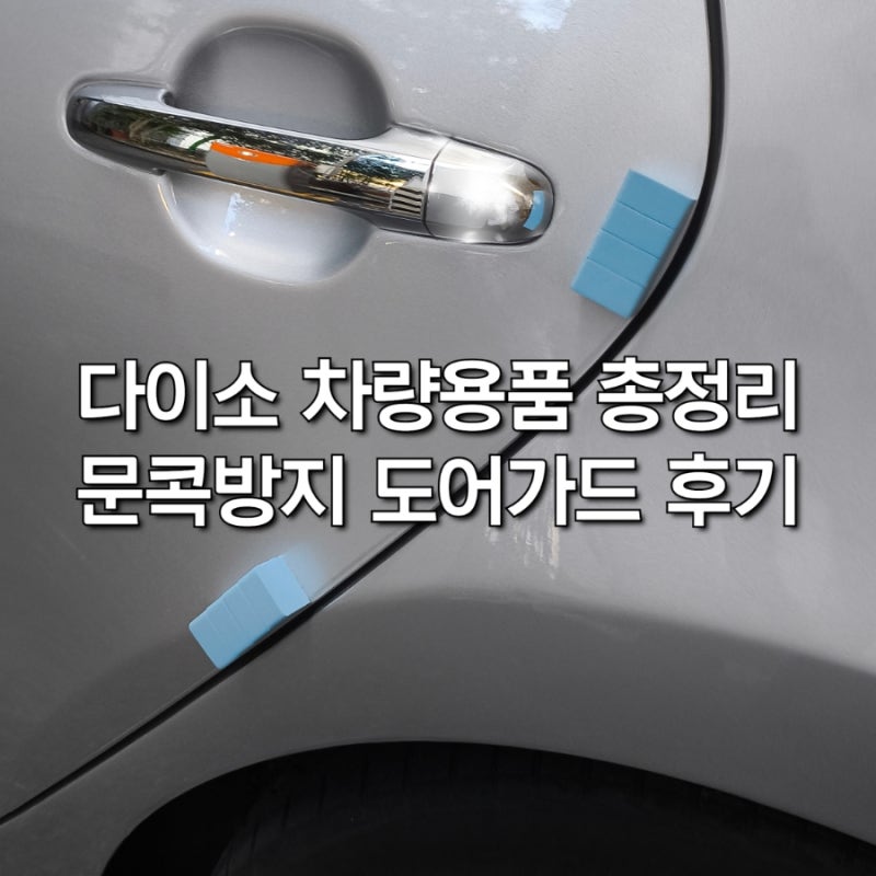 다이소 차량용품 총정리 문콕방지 도어가드 직접 써본 후기