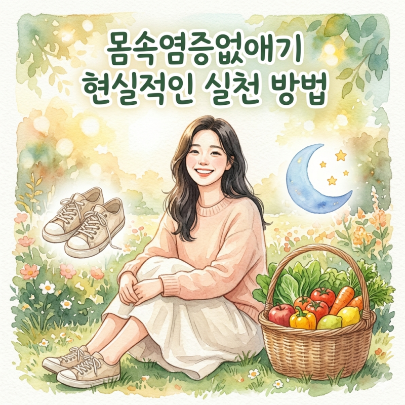 몸속 염증 없애기 식단부터 수면까지 현실적으로 실천하는 방법
