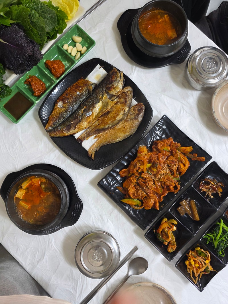 대구동구쌈밥 맛집 한상가득 푸짐하게 나오는 은주칼국수