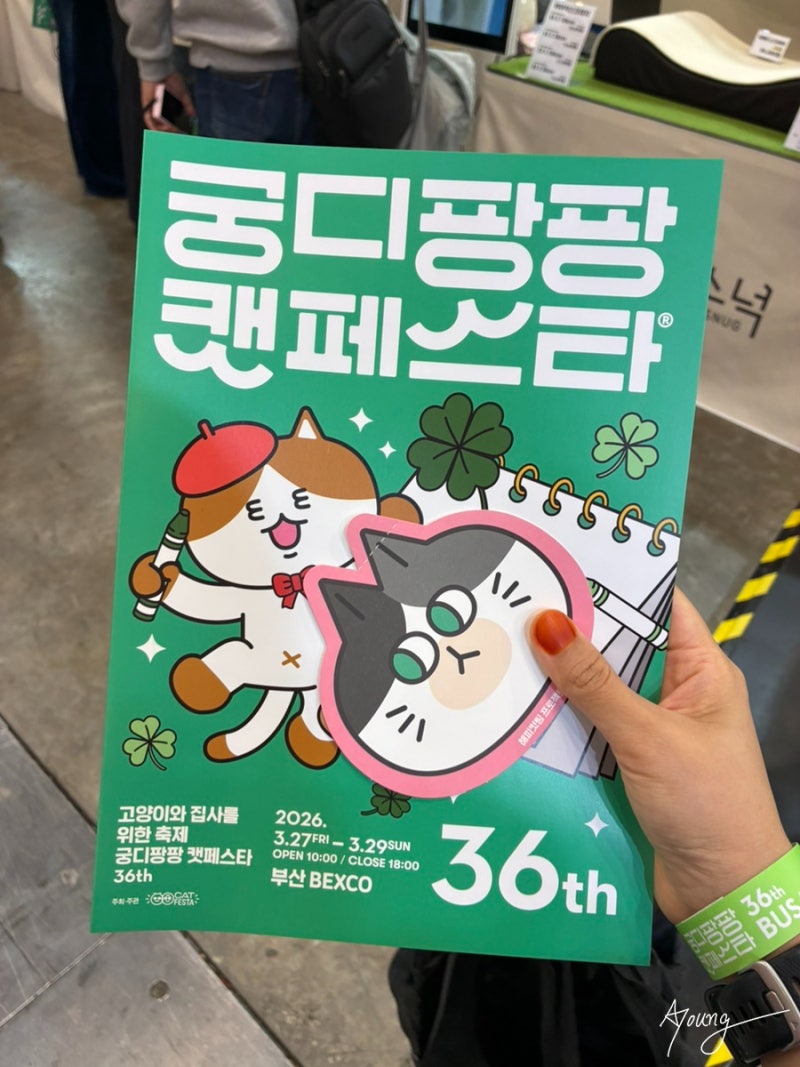 고양이와 집사를 위한 축제! 궁디팡팡 캣페스타 부산에 다녀왔어요!