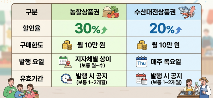  농수산물 30% 할인? 매주 업데이트되는 '전통시장 제로페이' 발행 일정과 구매 꿀팁