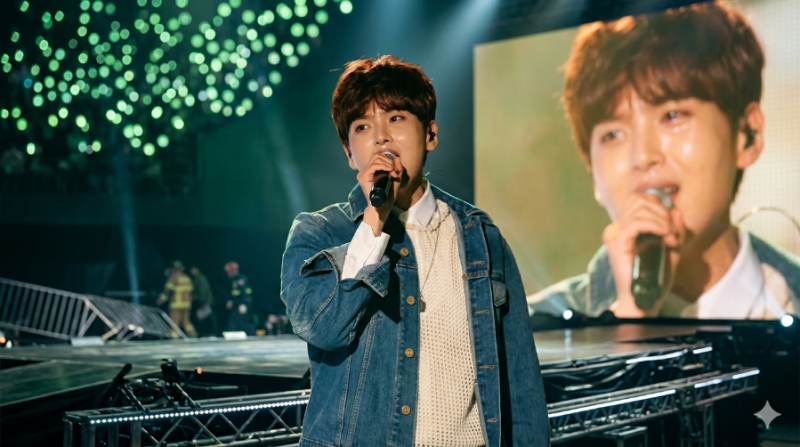 슈주 려욱, 추락 사고 팬 끝까지 지킨 감동의 밤 "검사실 밖 로비에서 기다릴게요"