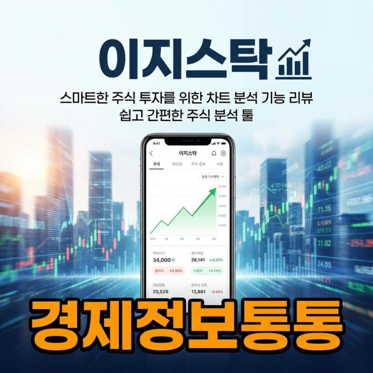  이지스탁 활용법: 스마트폰으로 끝내는 쉬운 주식 차트 분석 어플 리뷰